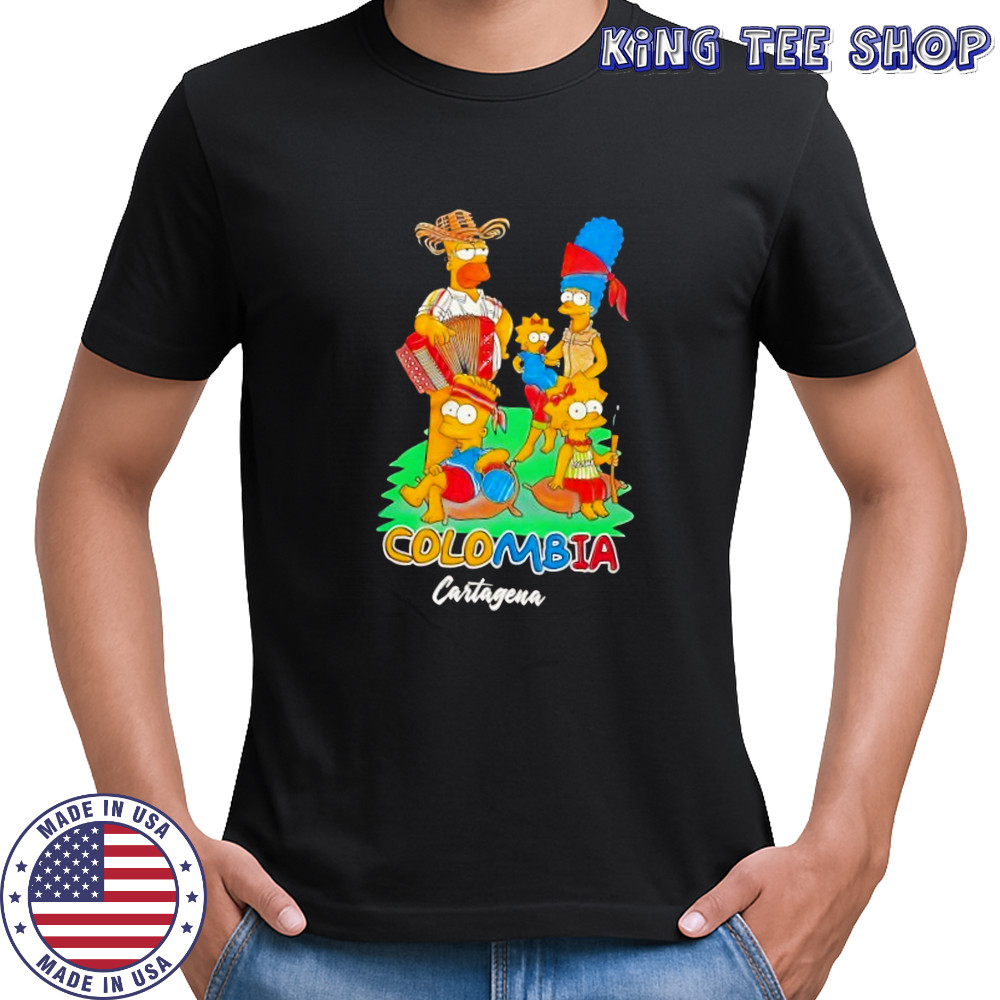 The Simpsons Columbia Cartagena shirt