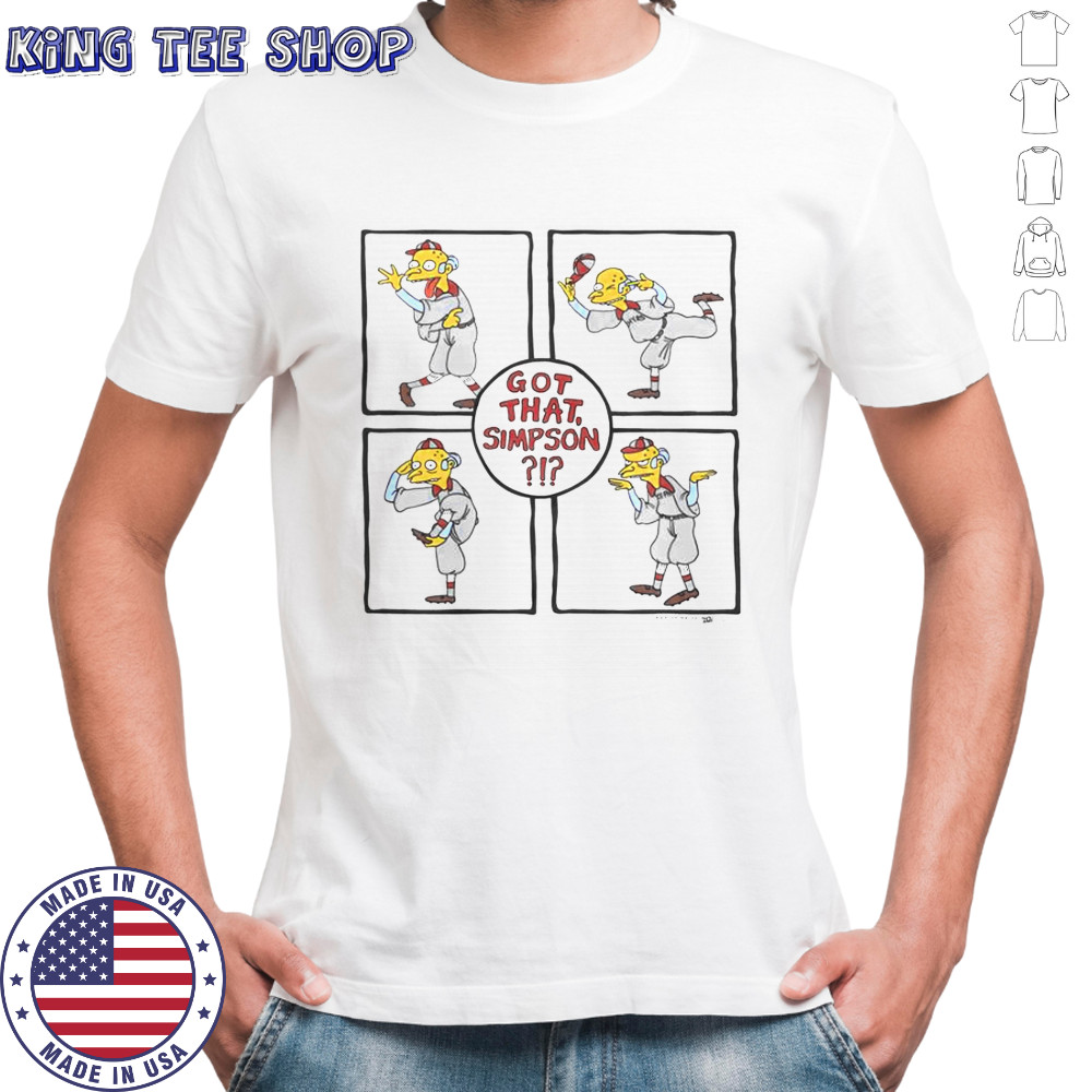 The Simpsons Mr. Burns Got That Simpson T-Shirt