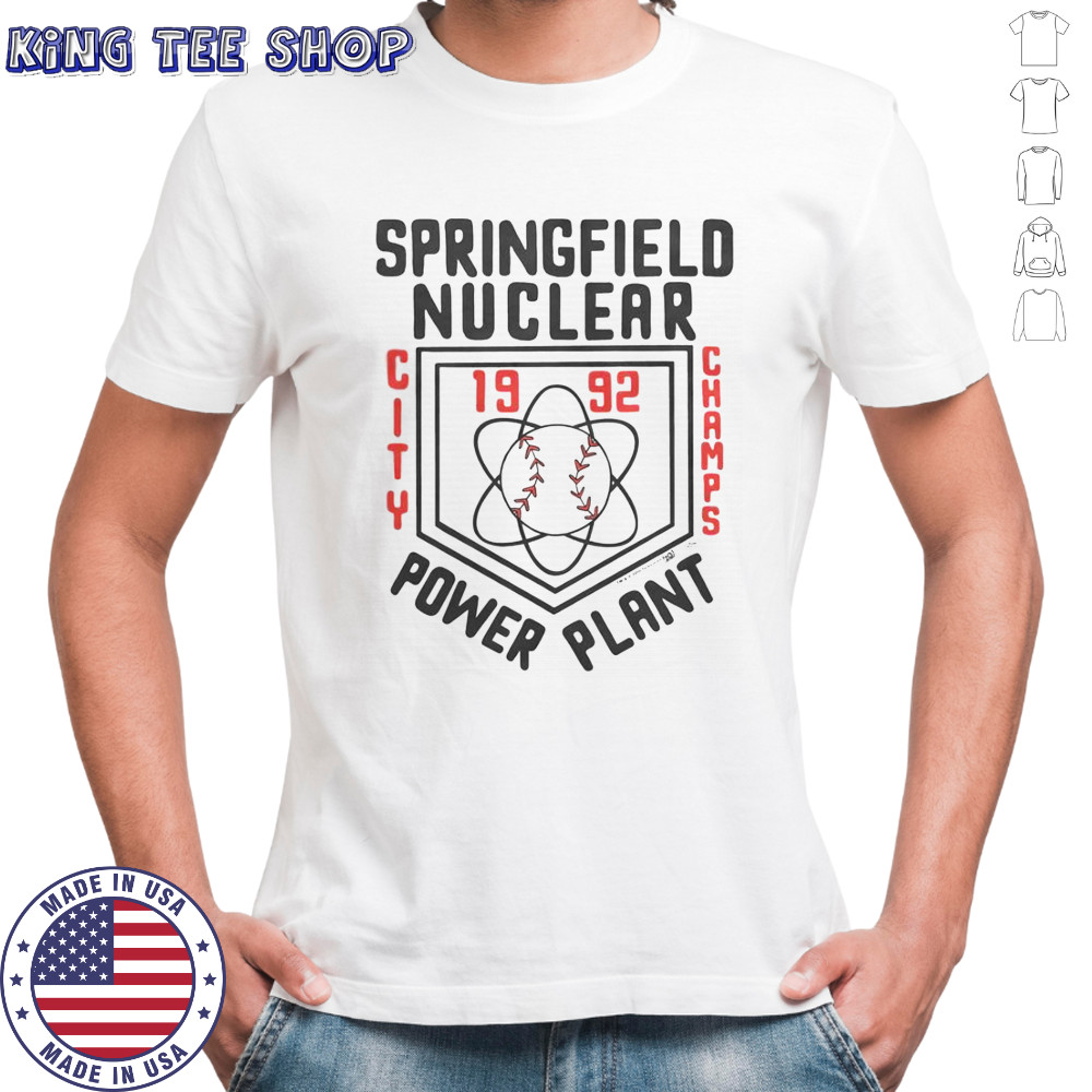 The Simpsons Springfield Nuclear Power Plant City Champs T-Shirt
