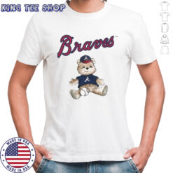 Tiny Turnip Teddy Bear X Atlanta Braves Baseball T shirt