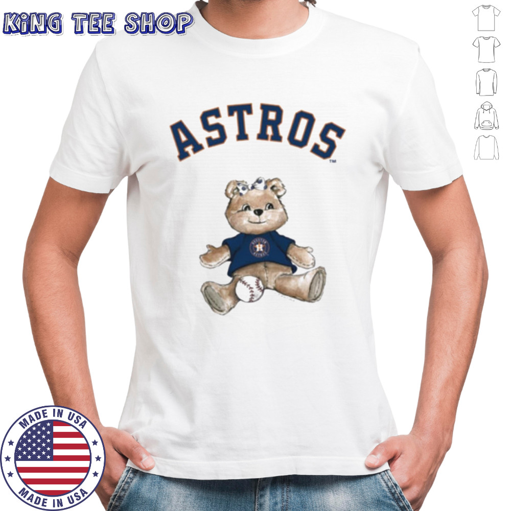 Tiny Turnip Teddy Bear X Houston Astros Baseball T shirt
