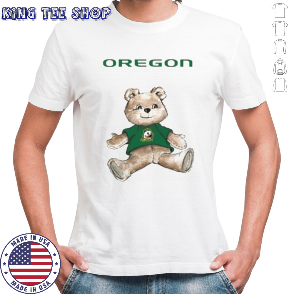 Tiny Turnip Teddy Bear X Oregon Ducks T shirt