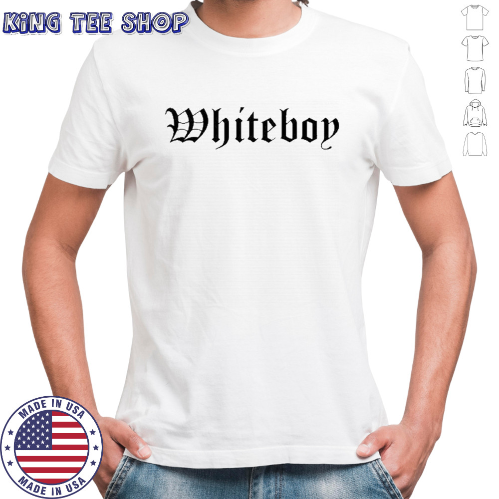 Tom Macdonald Wearing Whiteboy T-Shirt