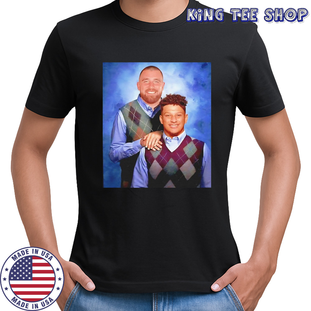 Travis Kelce and Patrick Mahomes Kansas City Chiefs NFL Step Brothers shirt