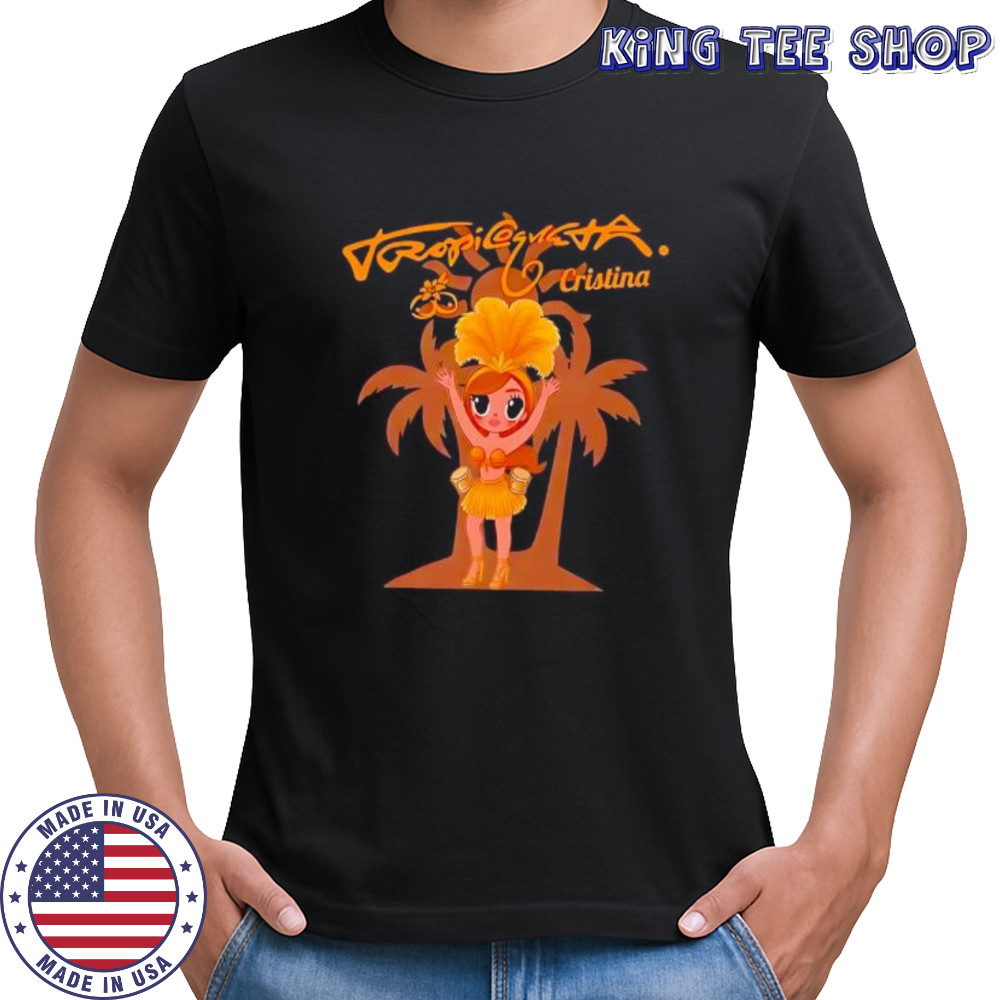 Tropicoqueta Cristina summer cartoon shirt