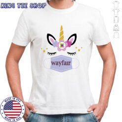 Unicorn Eyelash Wayfair Flower shirt