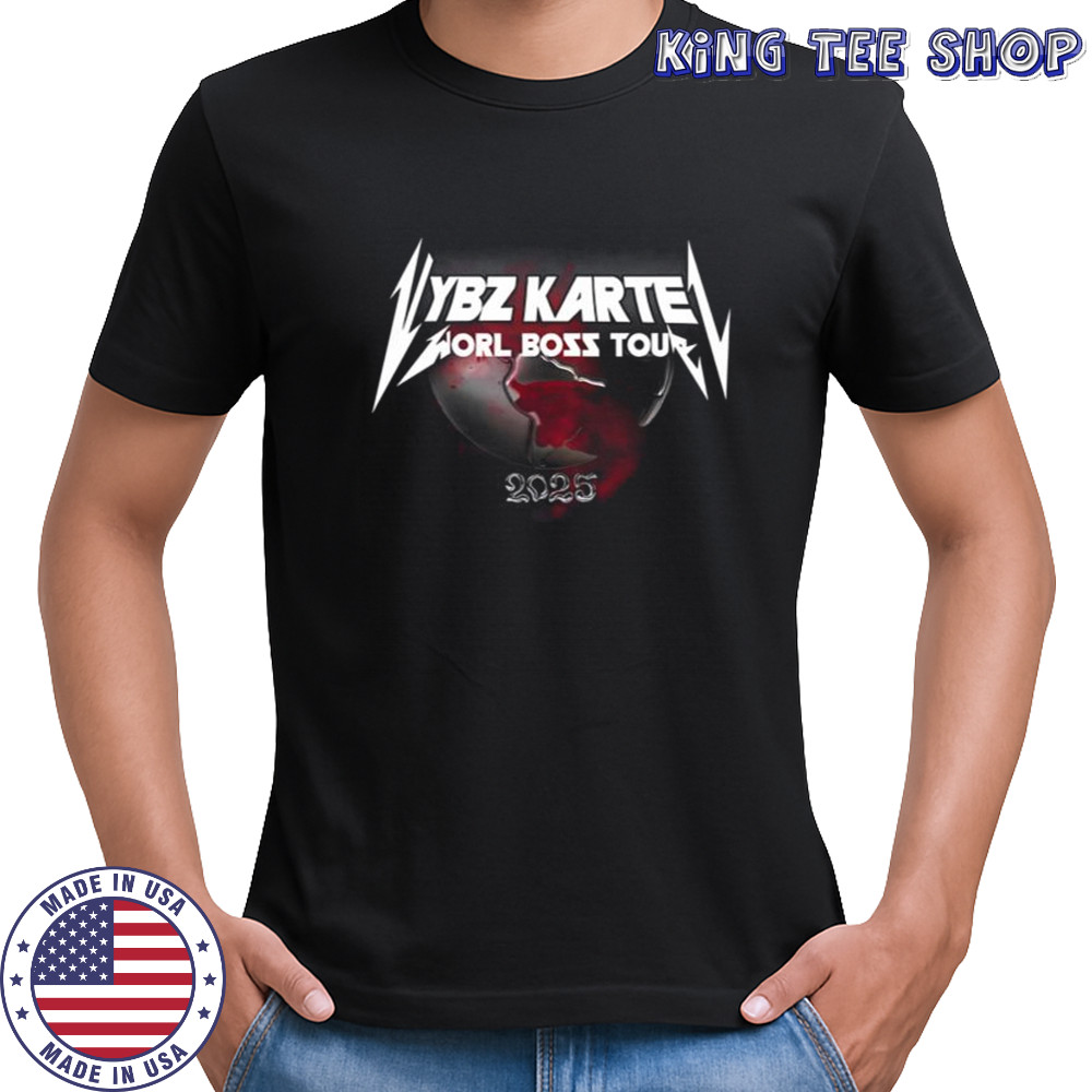 Vybz Kartel Worl Boss Tour 25 Shirt