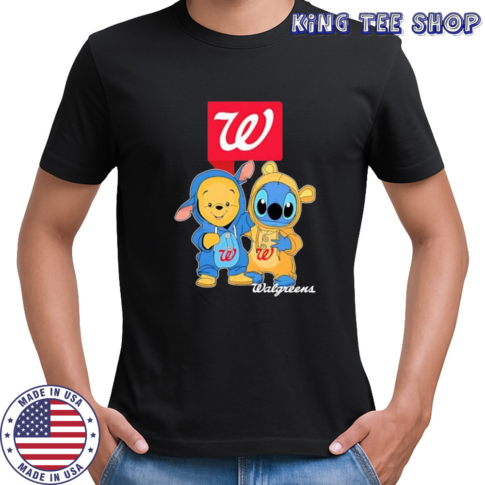 Walgreens pooh and stitch friends shirt