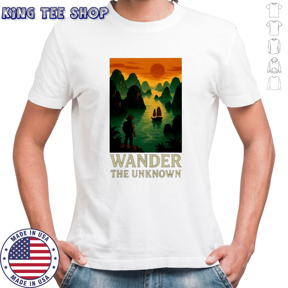 Wander the Unknown ocean ancient shirt
