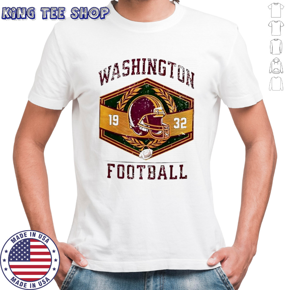 Washington Football 1932 helmet vintage shirt