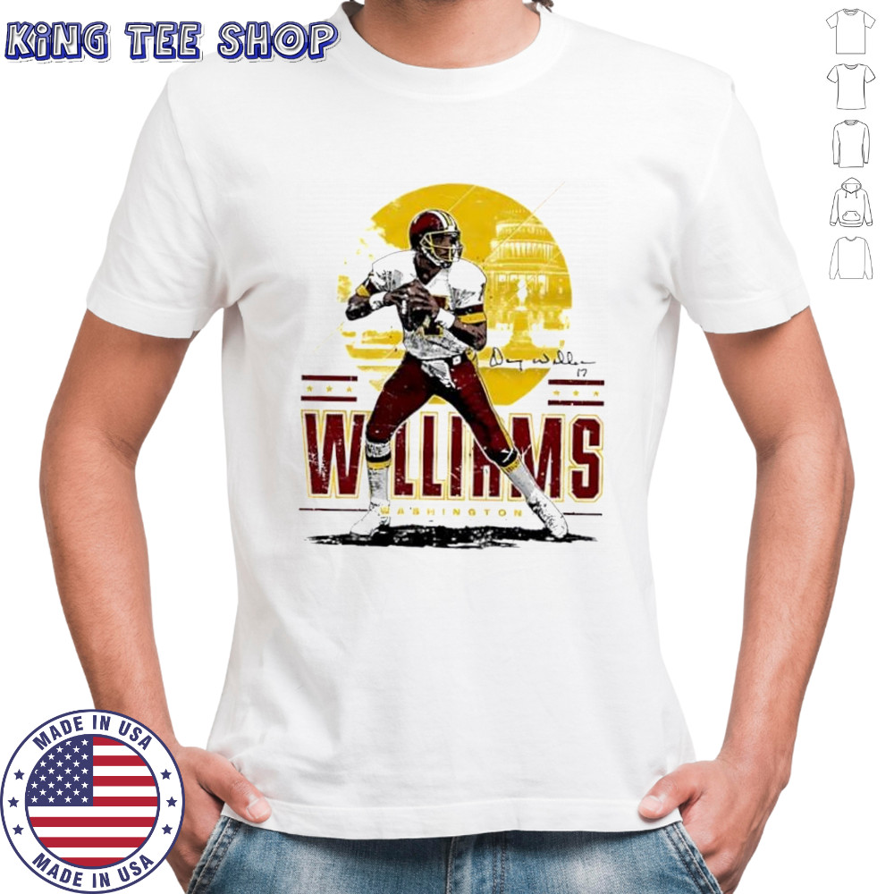 Washington Throwbacks Doug Williams Player Skyline shirt