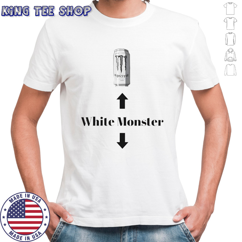 White Monster Joke Man Friends shirt