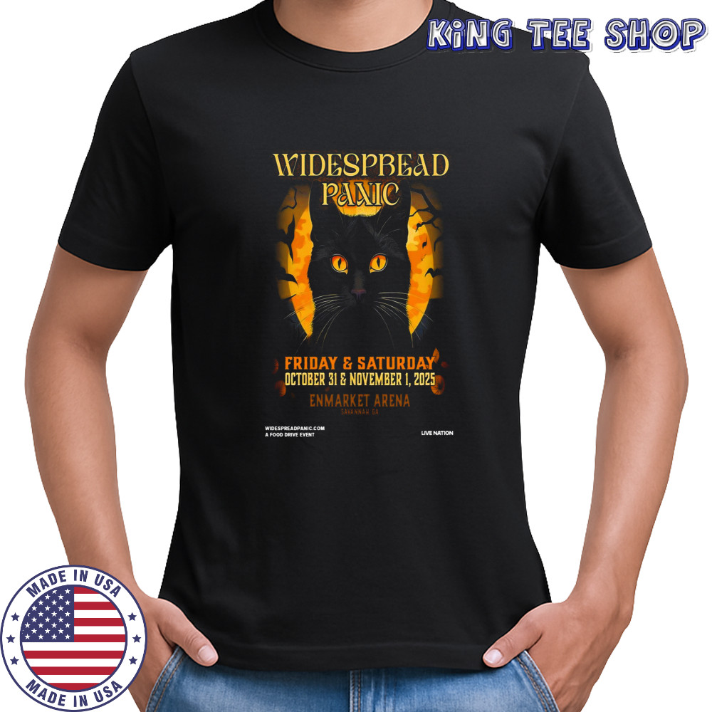 Widespread Panic Tour Poster Savannah Georgia 2025 Concert Shirt