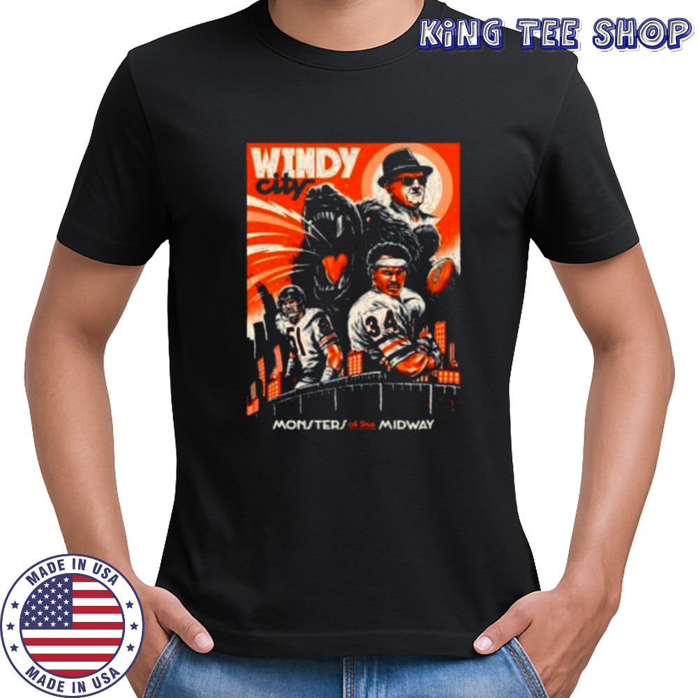 Windy City Monsters of The Miday Chicago Bears shirt