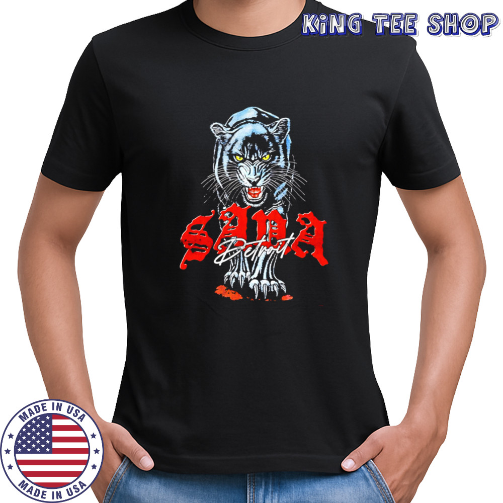 Wolf Black Sana Detroit shirt