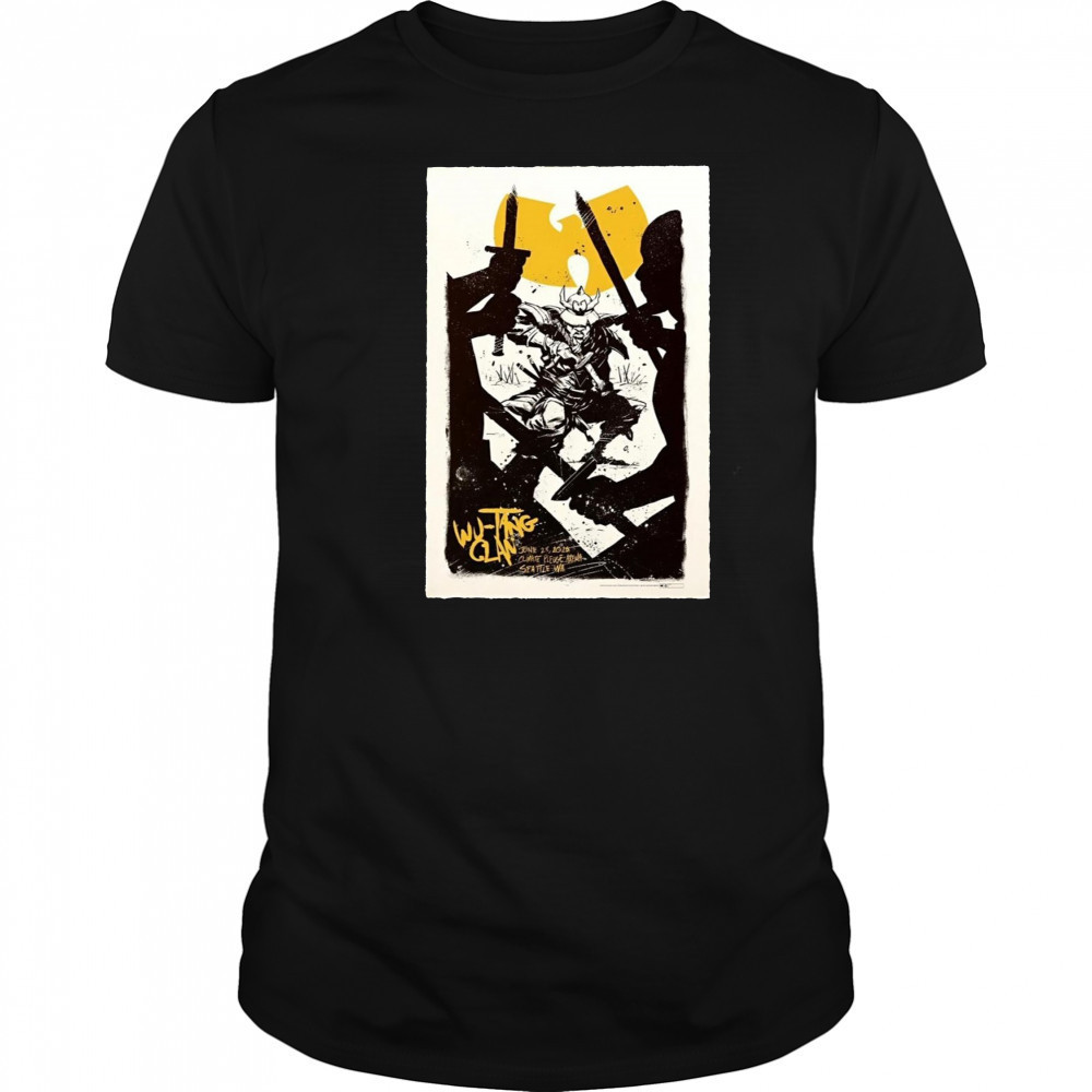 Wu-Tang Clan June 28 2025 Climate Pledge Arena Seattle WA Poster T-Shirt
