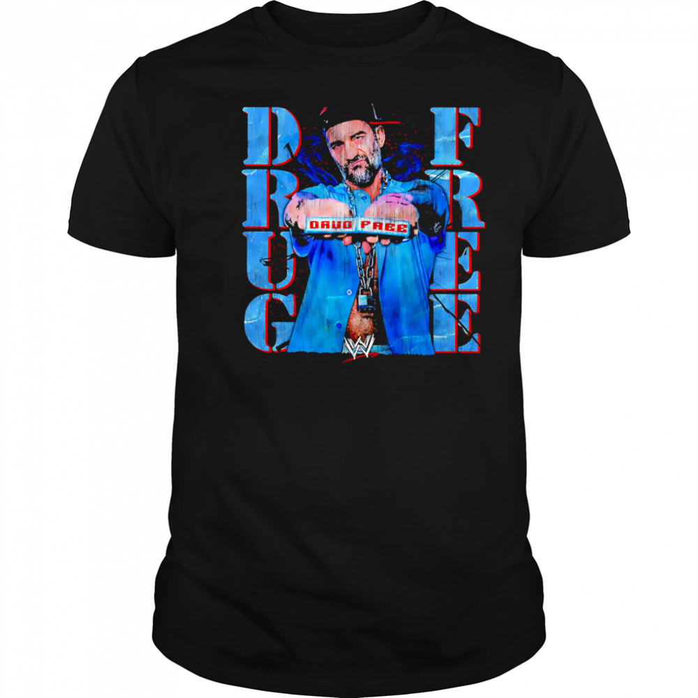 WWE Drug Free retro shirt