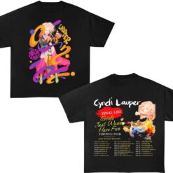 Cyndi Lauper Girl Just Wanna Have Fun Farewell Tour 2025 T-Shirt