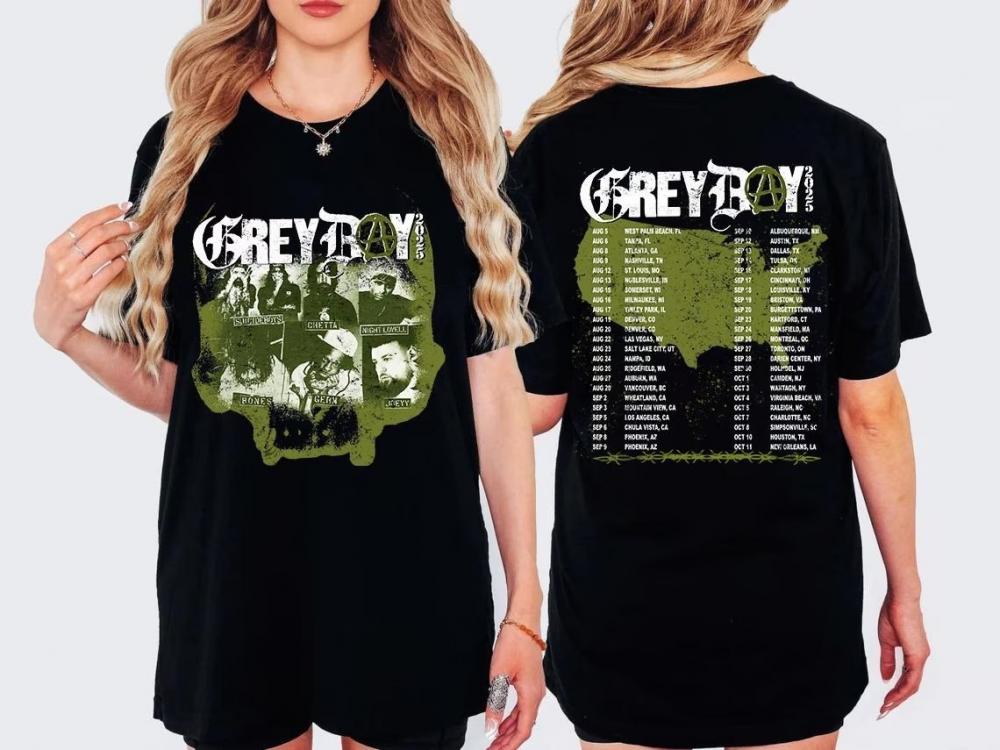 Greyday 2025 Tour Suicideboys Hiphop Concert T-Shirt