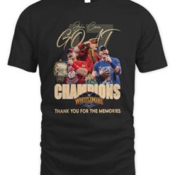 John Cena Goat Champions Wrestlemania Thank You For The Memories Shirt