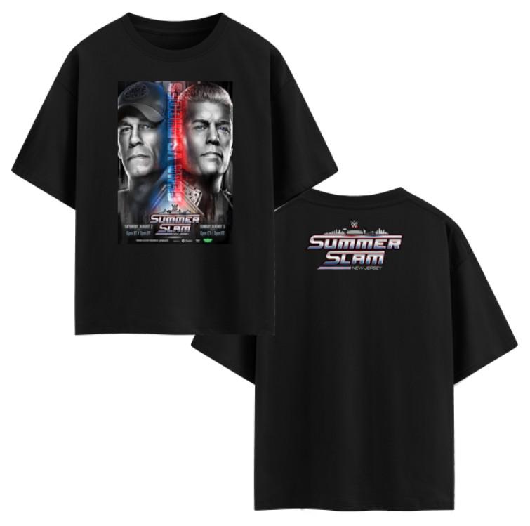 John Cena Vs Cody Rhodes Wrestling At Summerslam In New Jersey 2025 T-Shirt