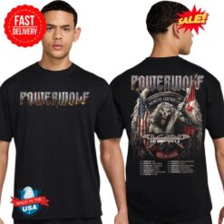 Powerwolf North American Tour 2025 With Special Guest Dragonforce T-shirt