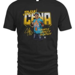 Wwe John Cena Hustle, Loyalty Respect Marker T-Shirt