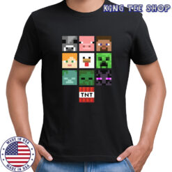 A Minecraft Movie All The Big Faces T-Shirt