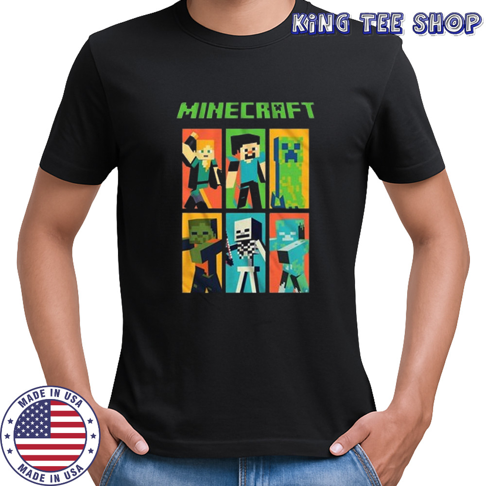 A Minecraft Movie Steve Cosplay Costume T-shirt