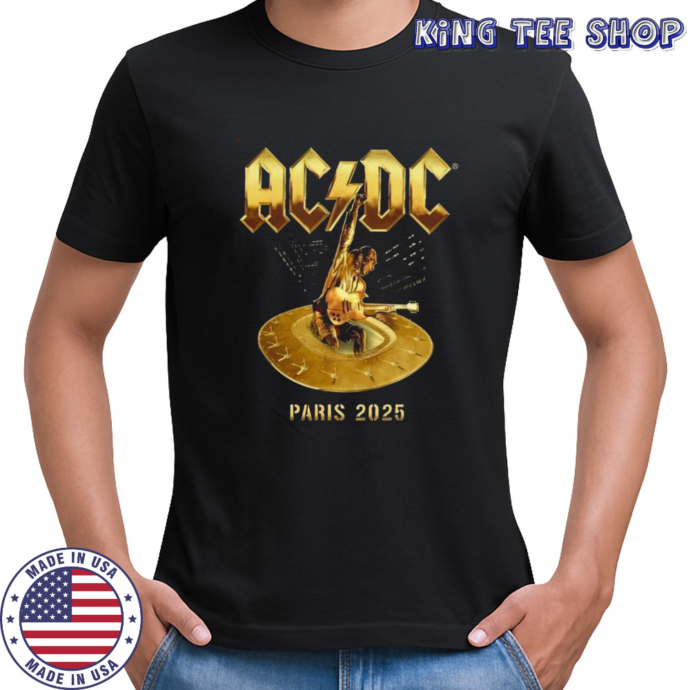ACDC Paris PWR UP Event Tour 2025 Shirt