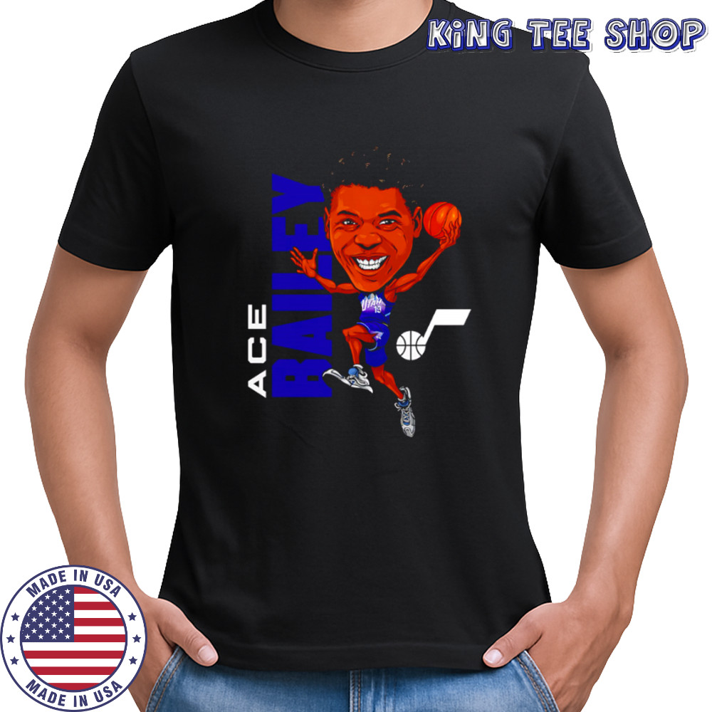 Ace Bailey Utah Jazz Caricature cartoon shirt