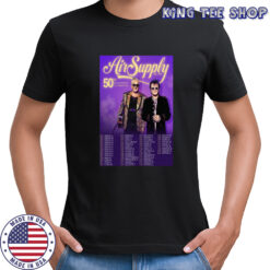 Air Supply 50th Anniversary Tour Poster T-Shirt