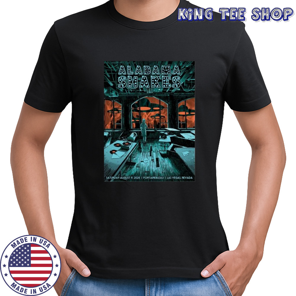 Alabama Shakes Tour Aug 9 2025 Las Vegas NV Fontainebleau Shirt