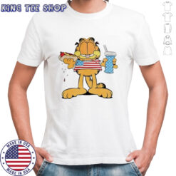 American Cat eat and drink shirt
