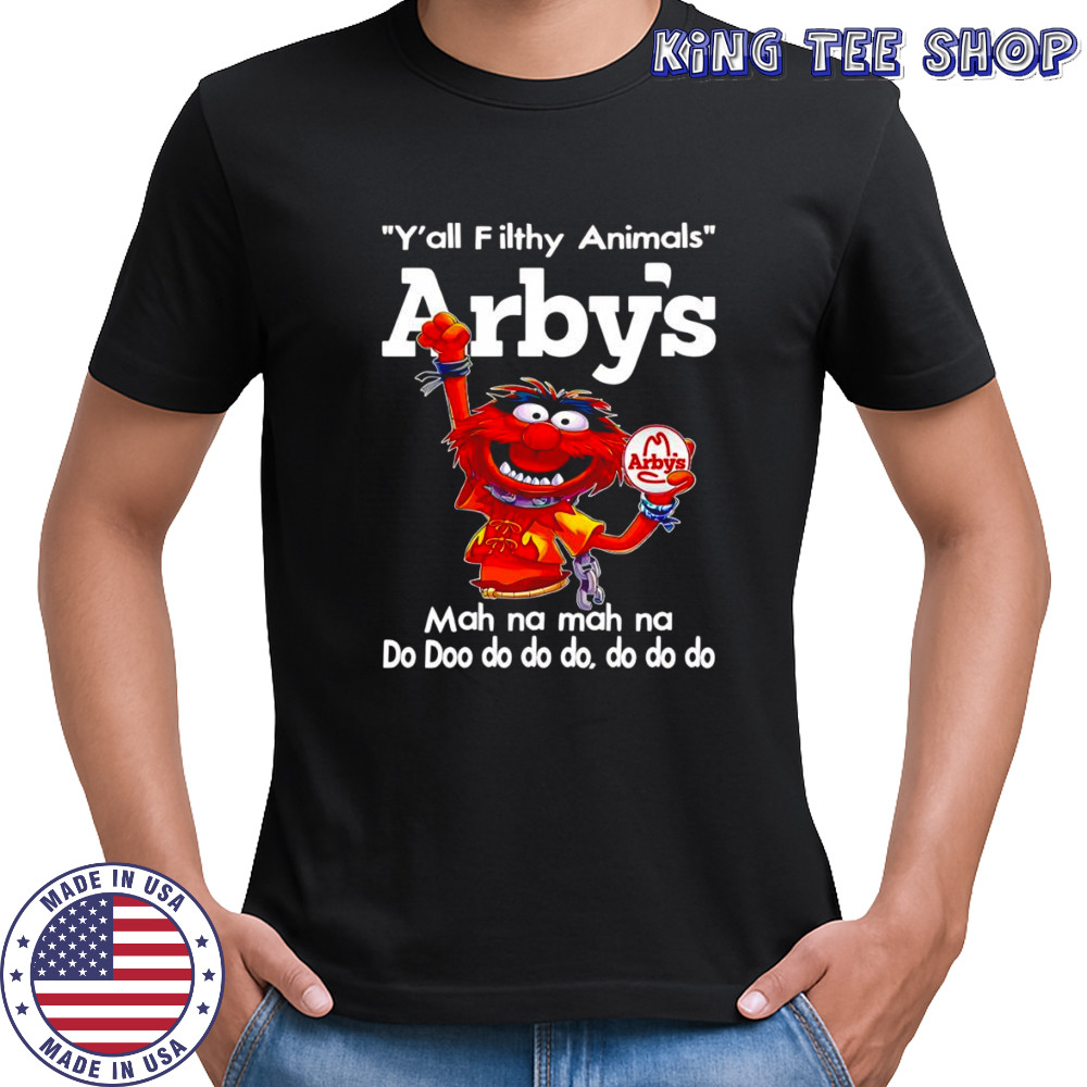 Animal muppet y’all filthy Animals Arby’s mah na mah na shirt