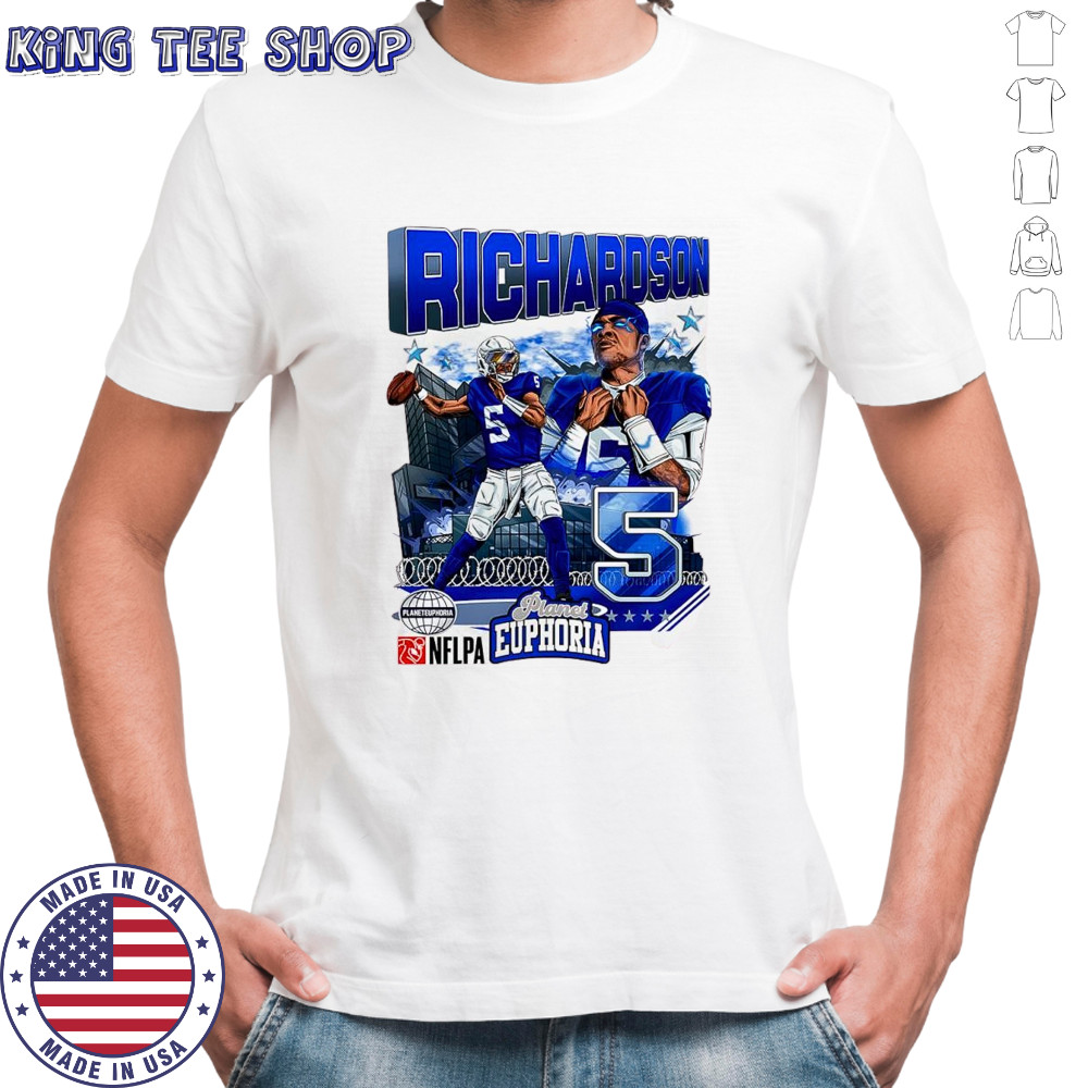 Anthony Richardson Sr. #5 Indianapolis Colt comic shirt