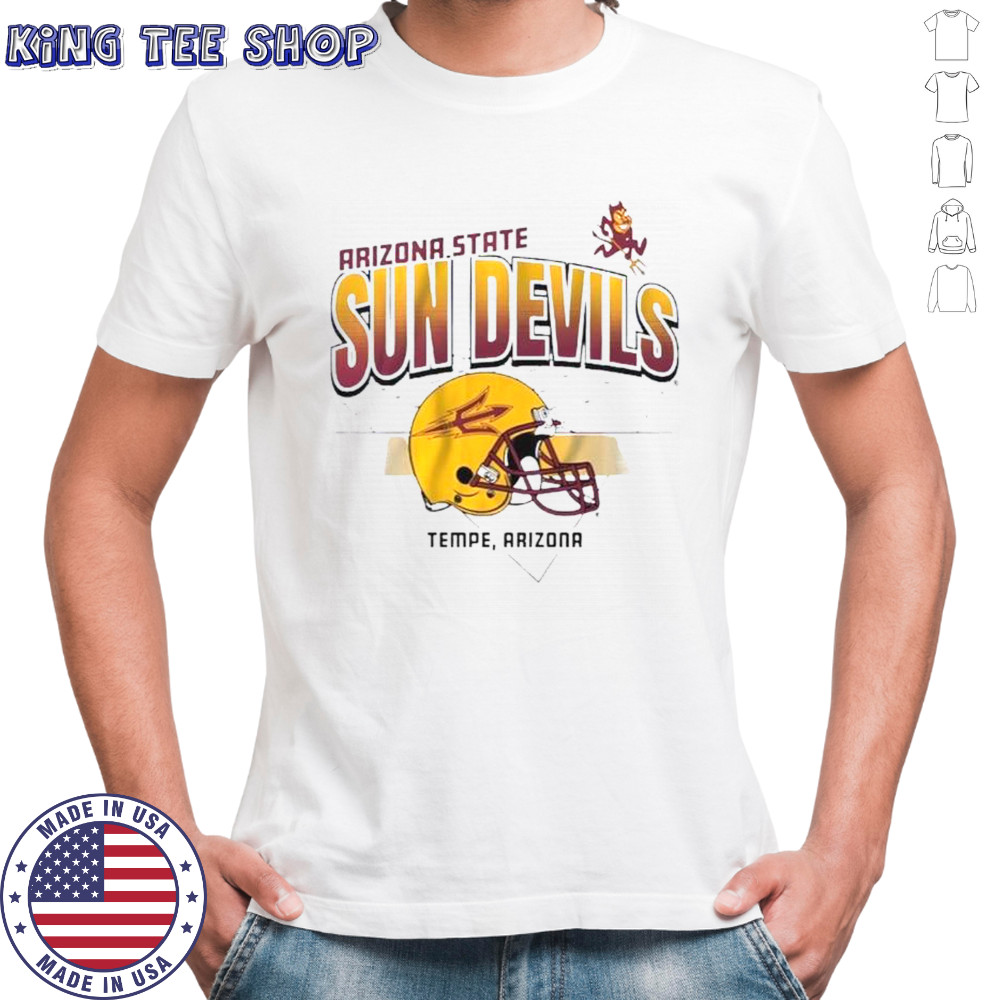 Arizona State Sun Devils Helmet Grid Tempe Football T-Shirt