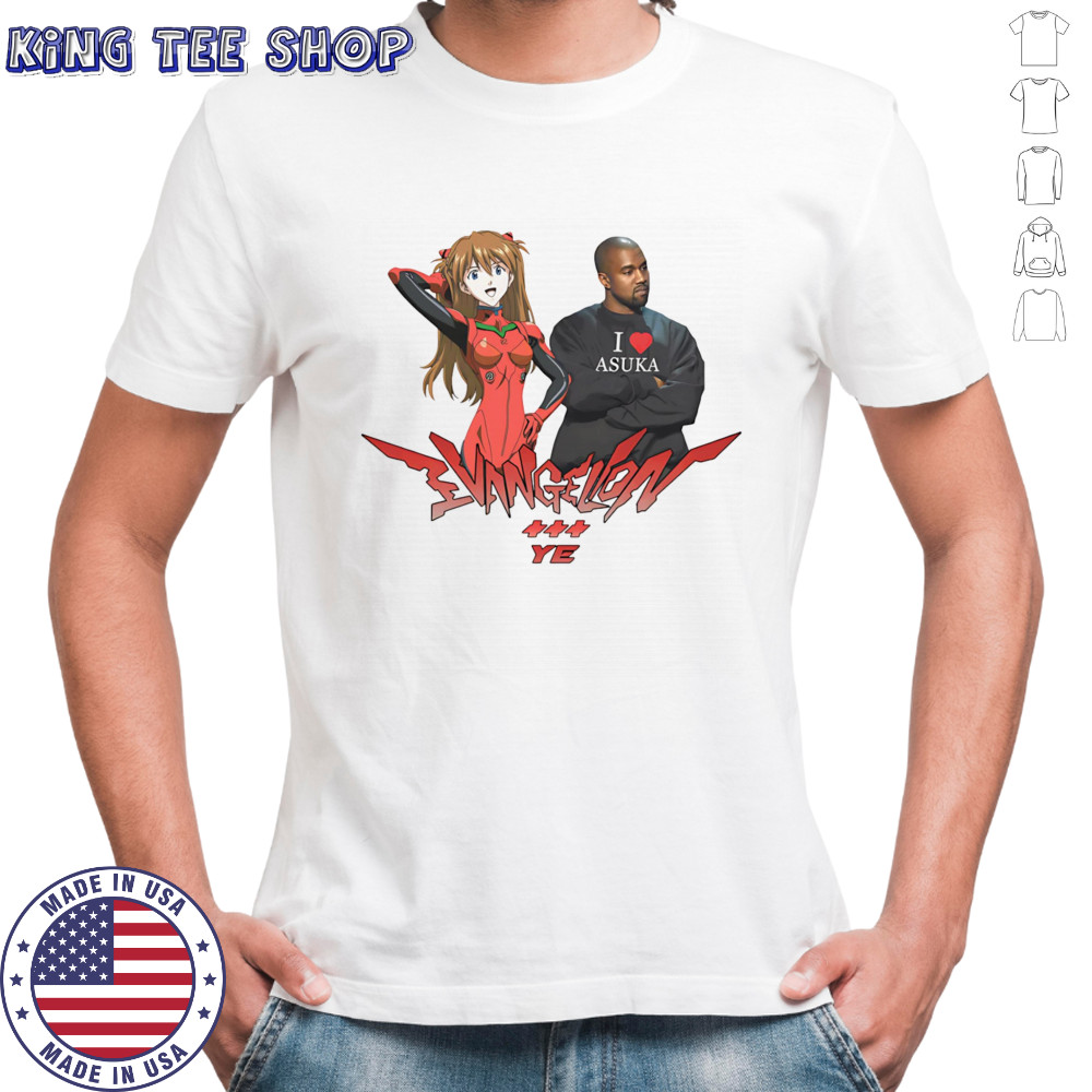 Asuka x West Evangelion shirt