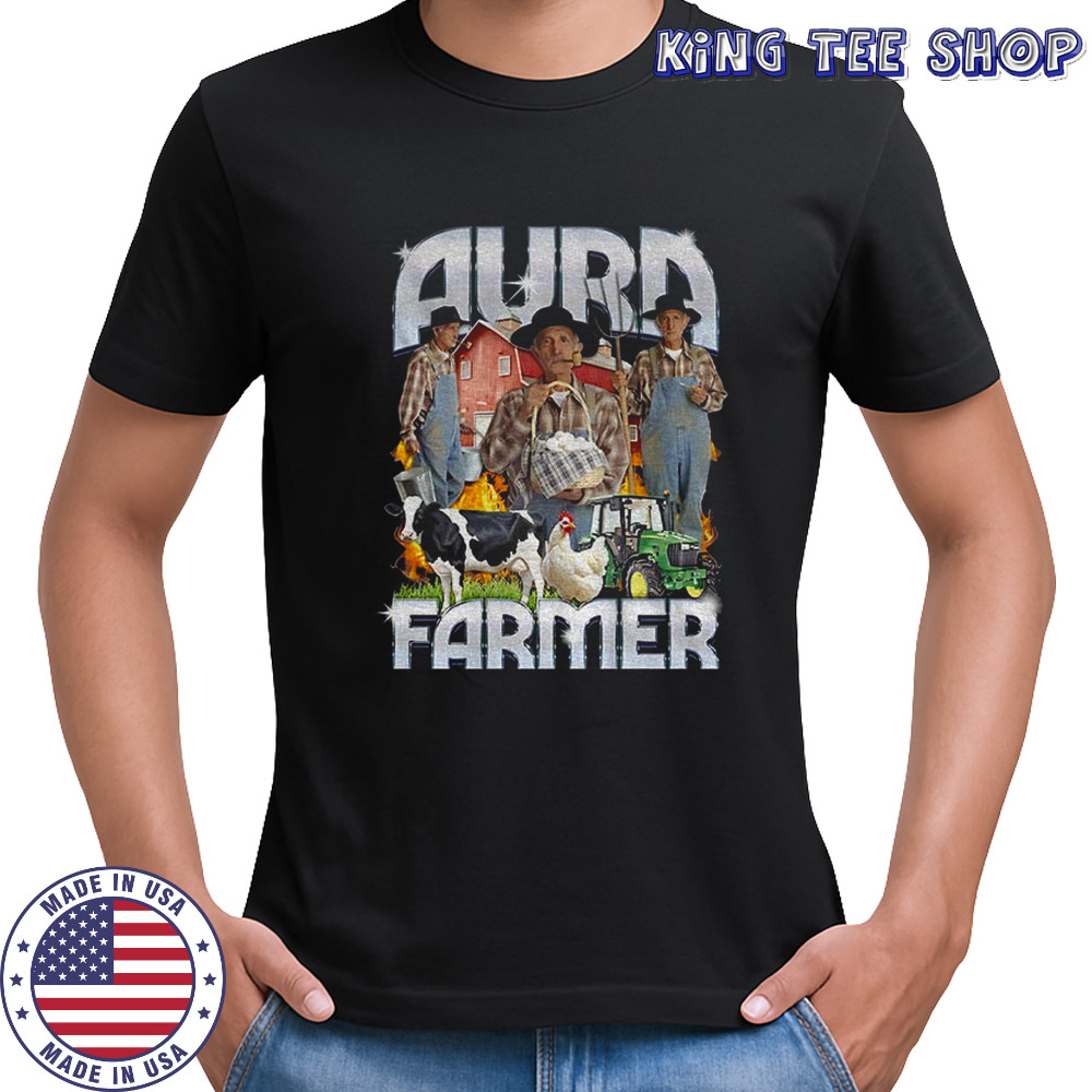 Aura farmer rap energy graphic shirt