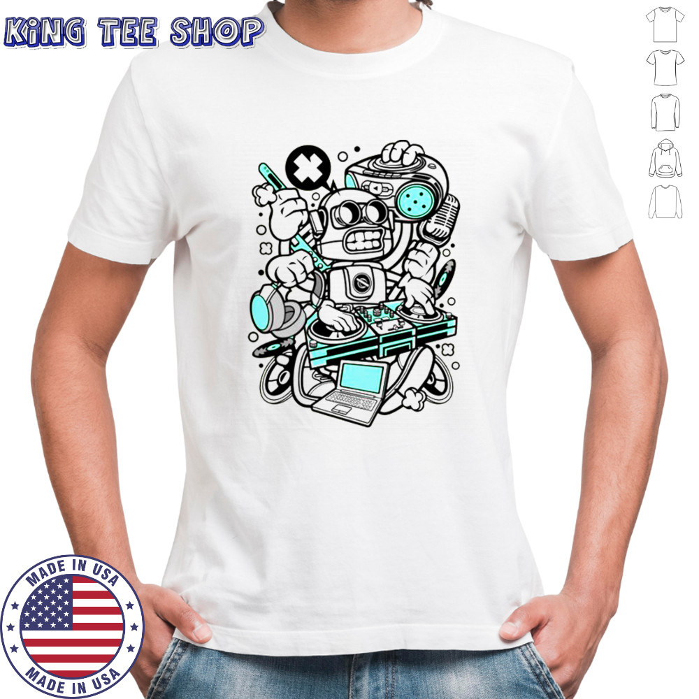 Awesome DJ Robot T-Shirt