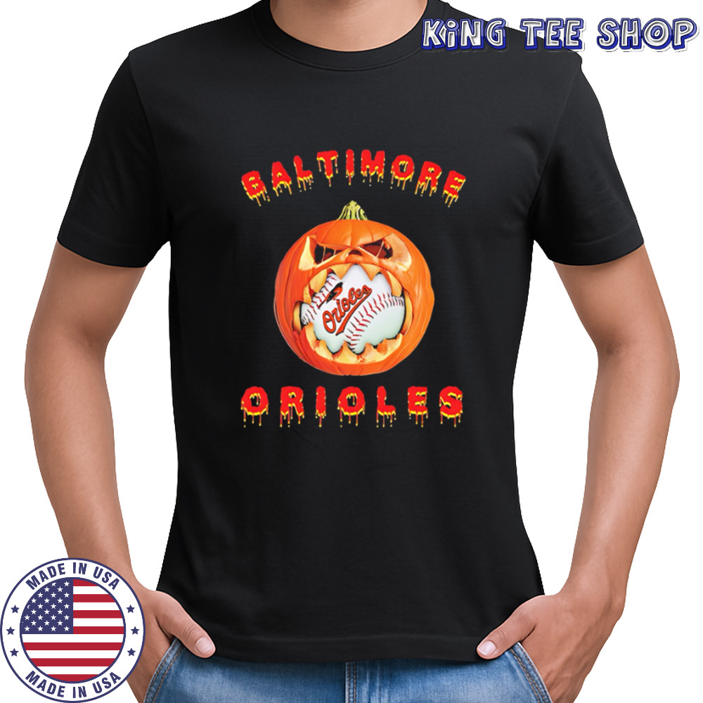 Baltimore Orioles Halloween Pumpkin Baseball 2025 shirt