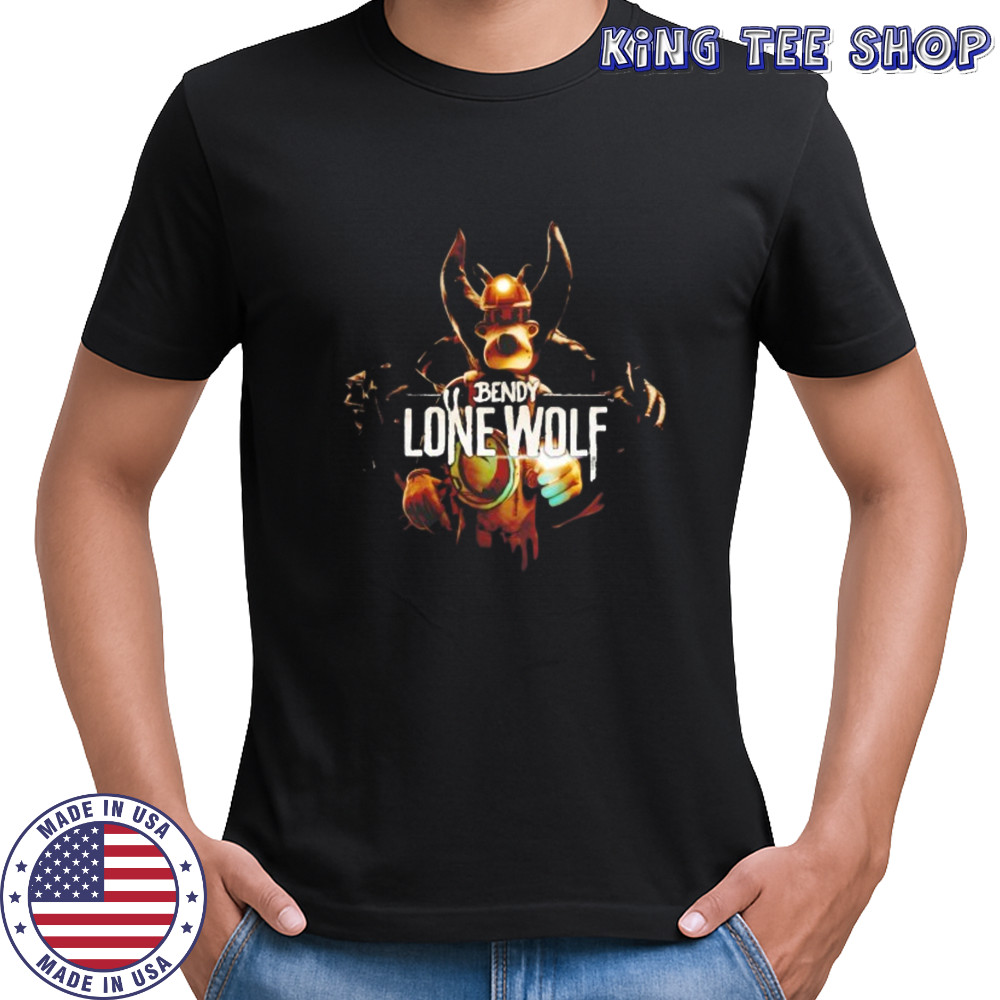 Bendy lone wolf cartoon shirt