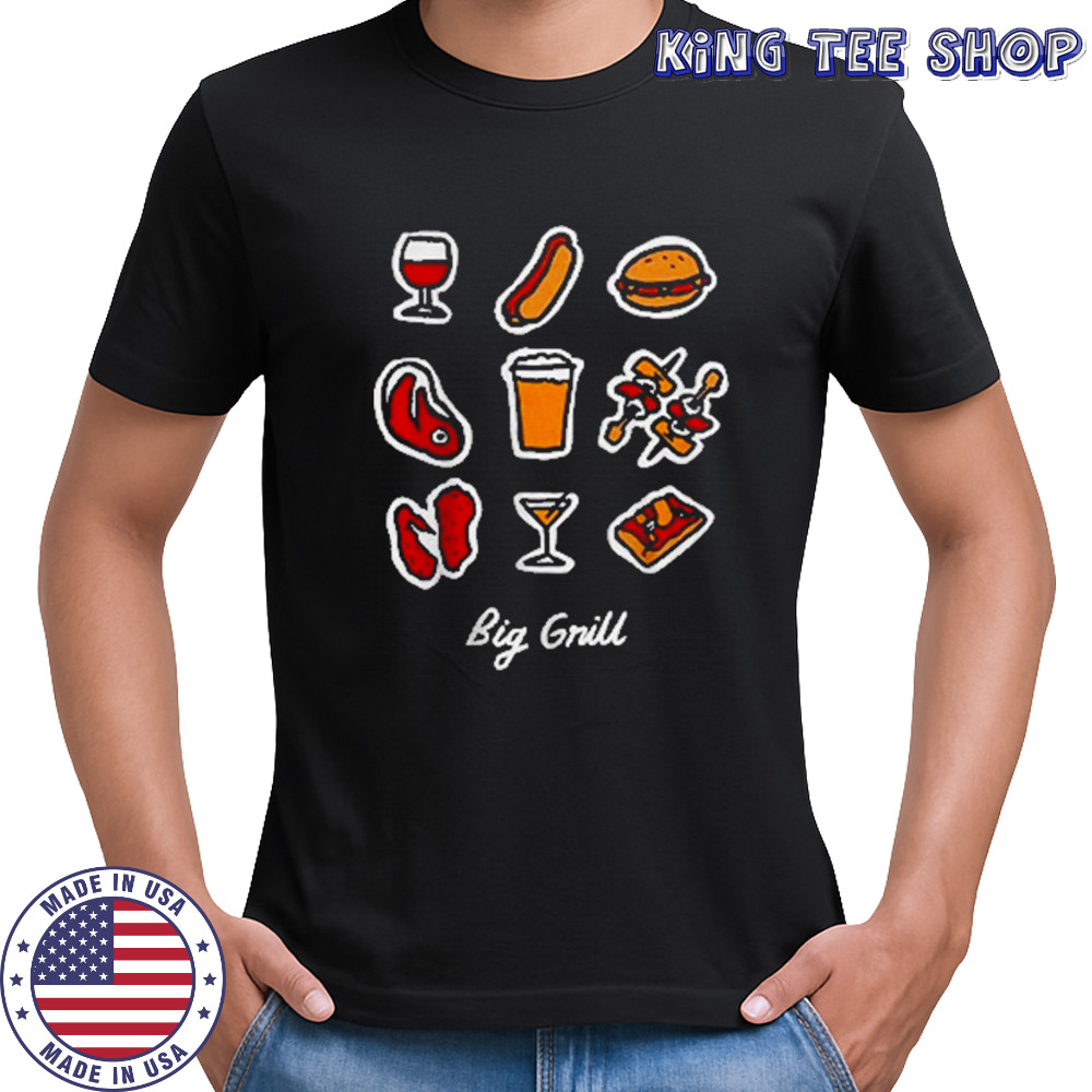 Big Grill Black T-Shirt