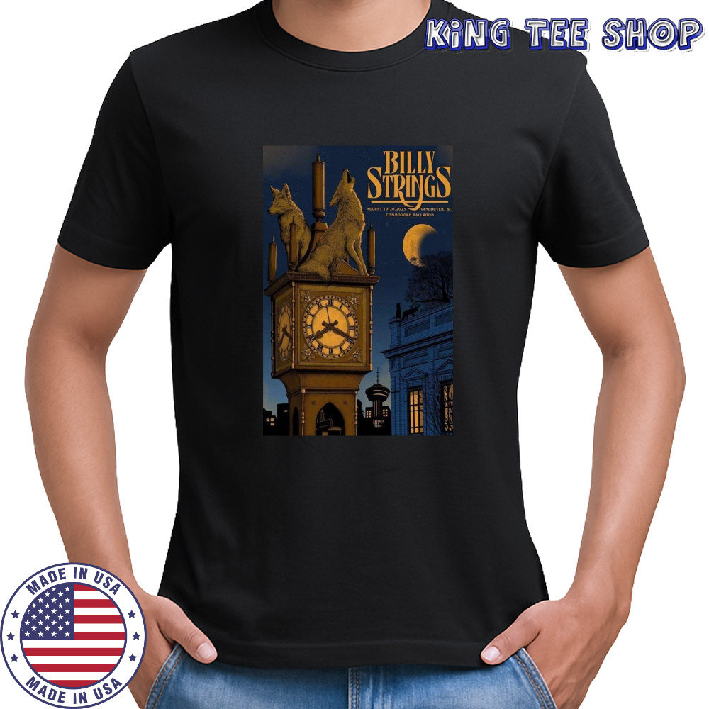 Billy Strings Aug 19 2025 Commodore Ballroom In Vancouver BC Poster T-Shirt