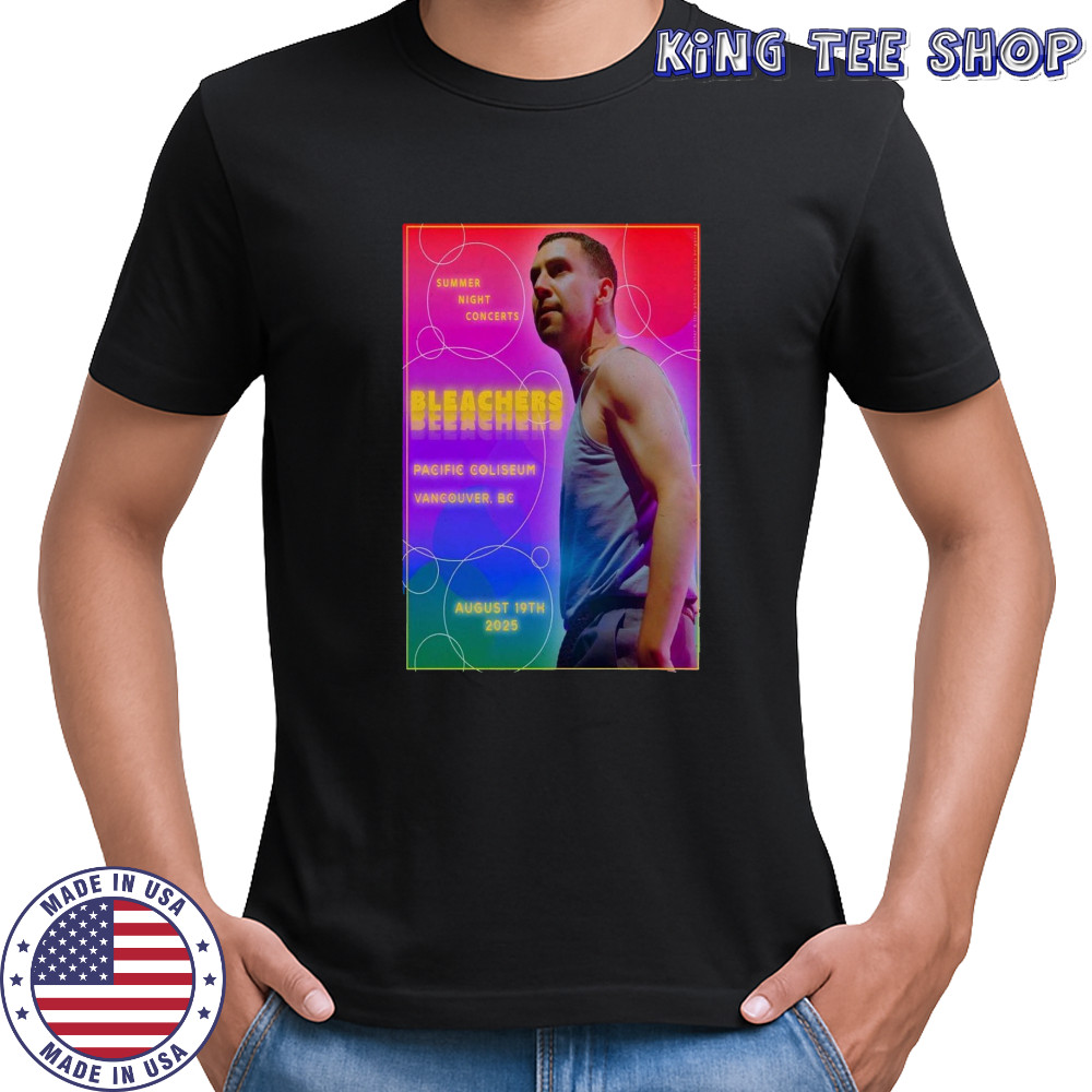 Bleachers Tour Vancouver BC Aug 19 2025 Poster T-Shirt
