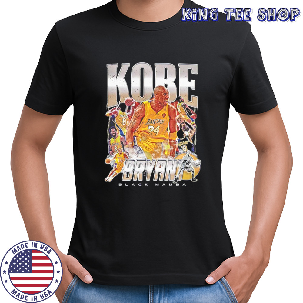 B.Mamba Kobe Bryant NBA legend graphic shirt