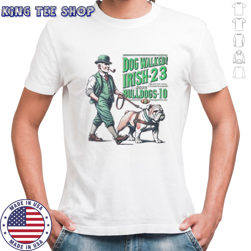 Bulldogs dog walked Irish-23 Quarter final Championship 2025 shirt