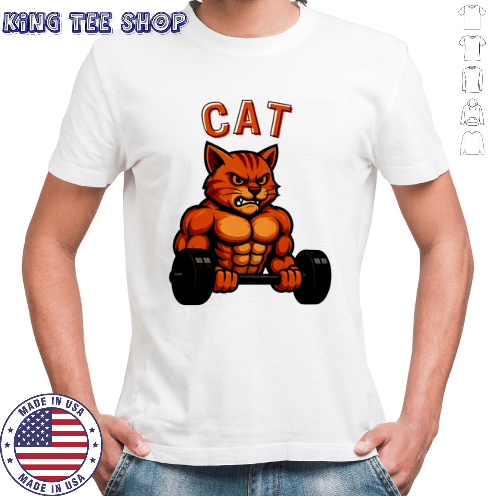 Cat Gym Weightlifting shirt