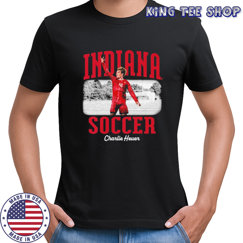 Charlie Heuer Indiana soccer graphic shirt