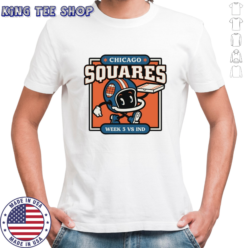 Chicago Squares win or lose at least the pizza was good shirt